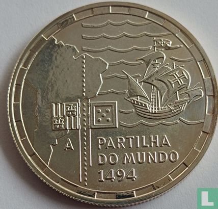 Portugal 200 escudos 1994 (silver) "500th anniversary Division of the World treaty" - Image 2