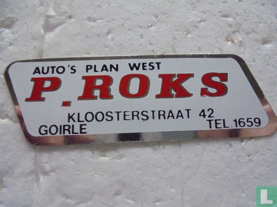 Auto's Plan West P.Roks Kloosterstraat 41 Goirle tel.1659
