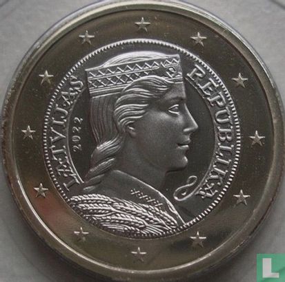 Letland 1 euro 2022 - Afbeelding 1