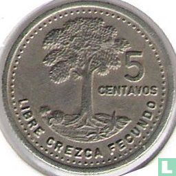 Guatemala 5 centavos 1998 (type 1) - Image 2