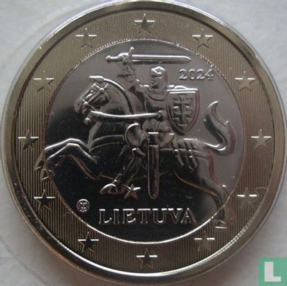Litouwen 1 euro 2024 - Afbeelding 1