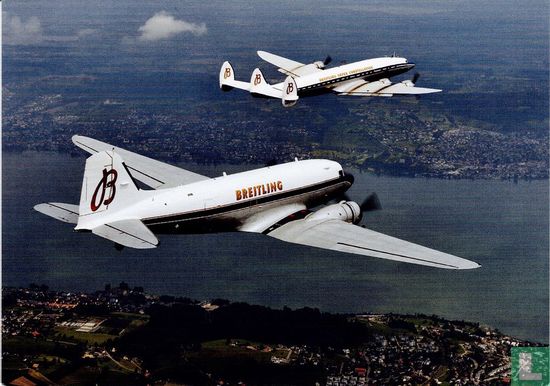 Breitling / Lockheed L-1049H Super Constellation + Douglas DC-3 - Image 1