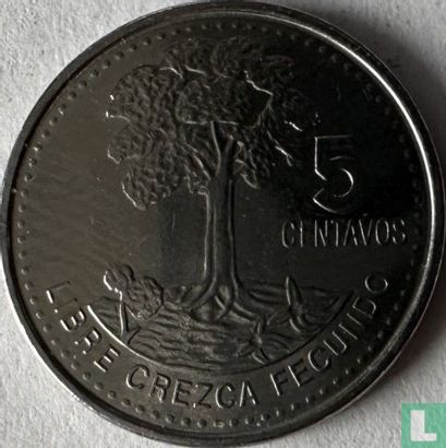 Guatemala 5 centavos 2018 - Afbeelding 2