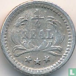 Guatemala ¼ real 1893 (type 2) - Image 2