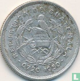 Guatemala 25 centavos 1950 - Image 1