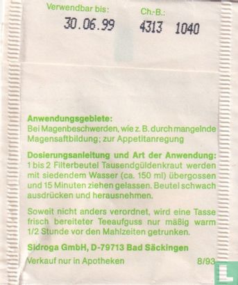 Tausend-güldenkraut - Afbeelding 2