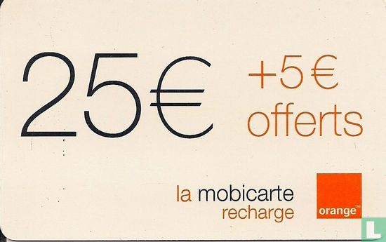 25€ + 5€   La Mobicarte - Image 1