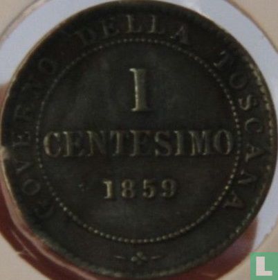 Verenigde Provincies van Centraal-Italië 1 centesimo 1859 - Afbeelding 1