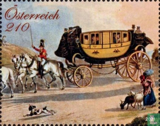 Historische postvoertuigen