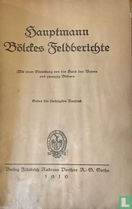 Hauptman Bölckes Feldberichte - Afbeelding 2