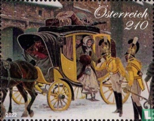 Véhicules postaux historiques