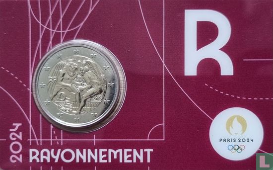 France 2 euro 2024 (bordeaux red coincard) "Summer Olympics in Paris" - Image 1