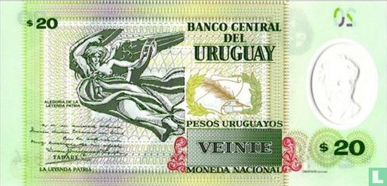 Uruguay 20 Pesos Uruguayos 2020 - Image 2