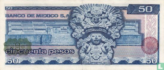 Mexico 50 Pesos - 1973 - Afbeelding 2