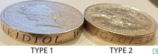Royaume-Uni 1 pound 1985 (type 2) "Welsh leek" - Image 5