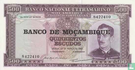 Mozambique 500 escudo's - Afbeelding 1