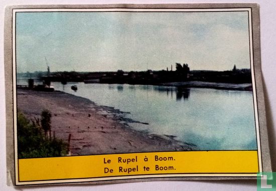 Image de cour d'eau Belge(Le Rupel à Boom.)