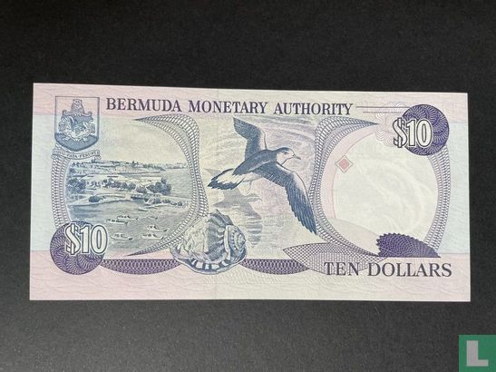Bermudes 10 dollars 1993 - Image 2