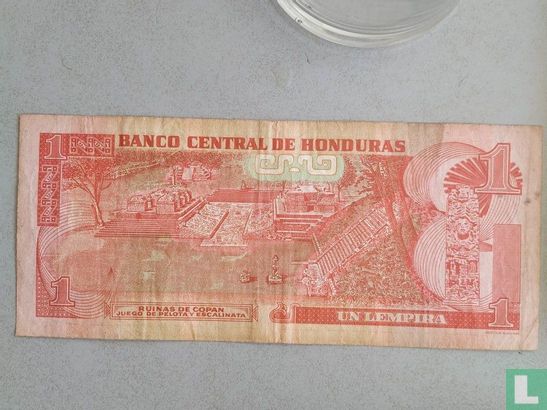 Honduras 1 Lempira 1980 - Afbeelding 2