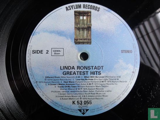 Linda Ronstadt Greatest Hits  - Afbeelding 4