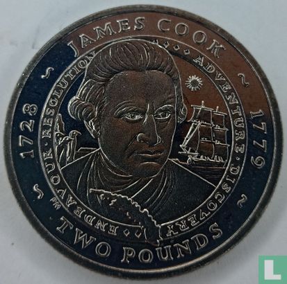 Zuid-Georgië en de Zuidelijke Sandwicheilanden 2 pounds 2007 "James Cook" - Afbeelding 2