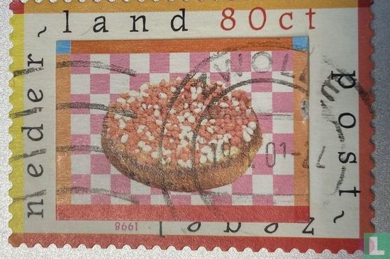 Surprise stamp, with label rusks