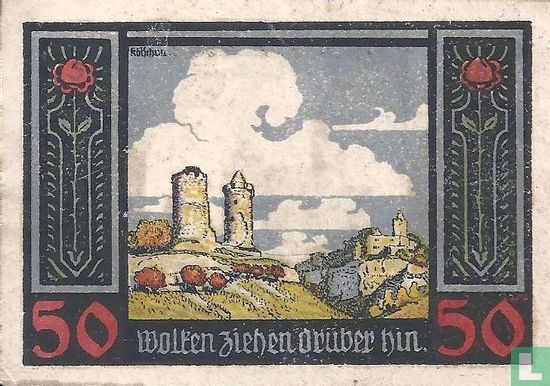 Rudelsburg 50 Pfennig 1920 - Image 2