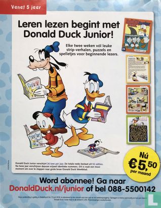 leren lezen begint met Donald Duck Junior!