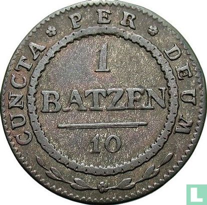 Soleure 1 batzen 1808 - Image 2