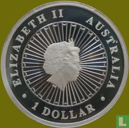 Australië 1 dollar 2012 (PROOF) "Opal koala" - Afbeelding 2