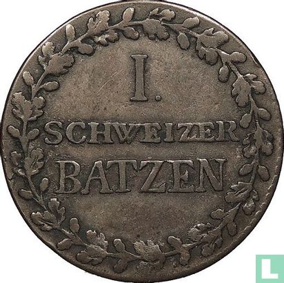 Graubünden 1 batzen 1807 - Afbeelding 2