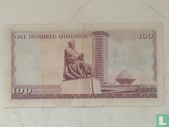 Kenia 100 Shilings 1976 - Afbeelding 2
