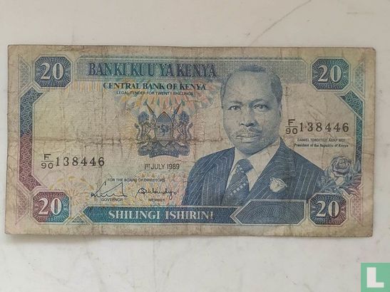 Kenya 20 Shilingi 1989 - Image 1