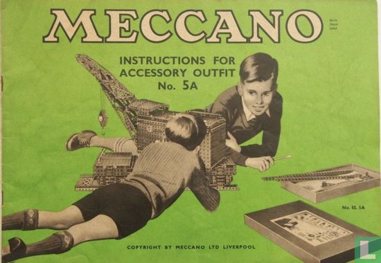 Meccano Instructions 55.5A - Afbeelding 1