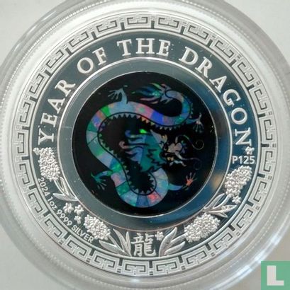 Australië 1 dollar 2024 (PROOF) "Year of the Dragon" - Afbeelding 1