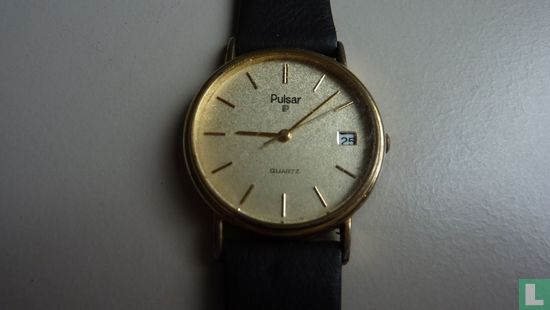 Heren horloge met datum - Afbeelding 1