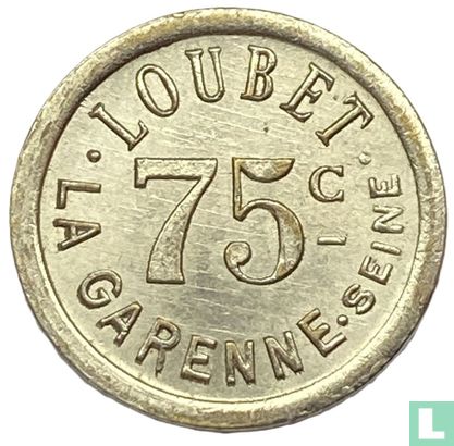 Frankrijk 75 centimes ND (1902-1937) Loubet La Garenne - Afbeelding 1