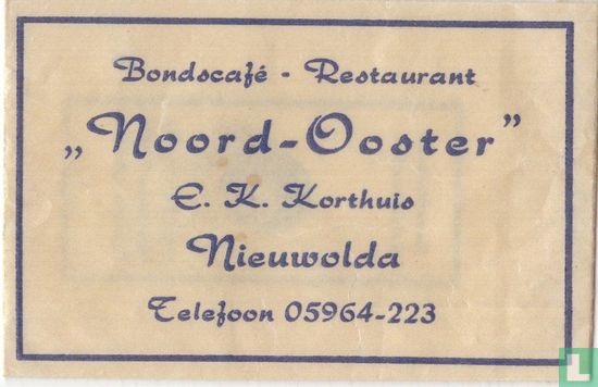 Bondscafé Restaurant "Noord Ooster" - Afbeelding 1