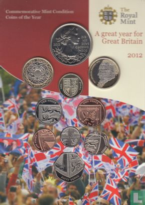 United Kingdom mint set 2012 - Image 1