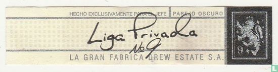 Liga Privada No 9 - Hecho Exclusivamente Para El Jefe - Parejo Oscuro - La Gran Fabrica Drew Estate S.A. - 9 - Afbeelding 1