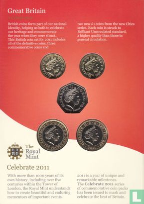 United Kingdom mint set 2011 - Image 2