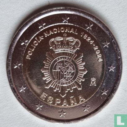Espagne 2 euro 2024 "200th anniversary Spanish national police" - Image 1