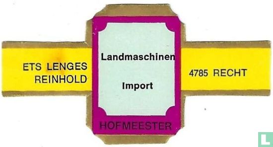 Landmaschinen Import - Ets. Lenges Reinhold - 4785 Recht - Afbeelding 1