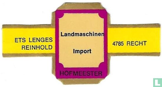 Landmaschinen Import - Ets. Lenges Reinhold - 4785 Recht - Image 1