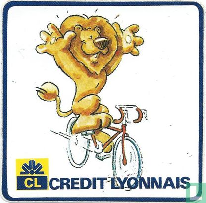 Credit Lyonnais / leeuw op racefiets