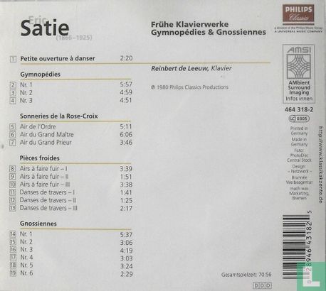 Eric Satie - Frühe Klavierwerke. Gymnopédies & Gnossiennes - Afbeelding 2