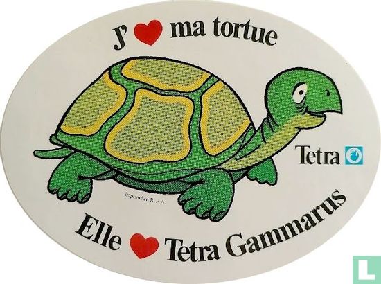 J'aime ma tortue, elle aime Tetra Gammarus