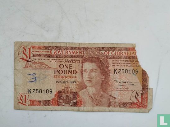 Gibraltar 1 Pound 1979 - Image 1