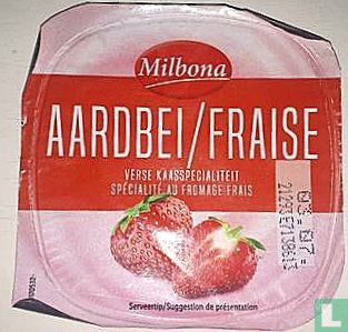 Mibona fromage frais Aardbei/Fraise 