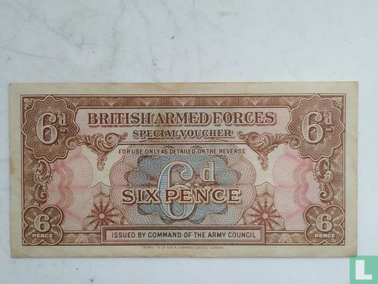 BAF 6 Pence 1946 - Afbeelding 1